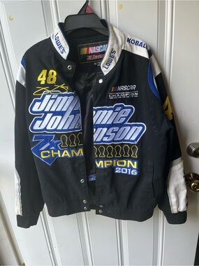 Jimmie Johnson Champion 2016 Black Racing Jacket